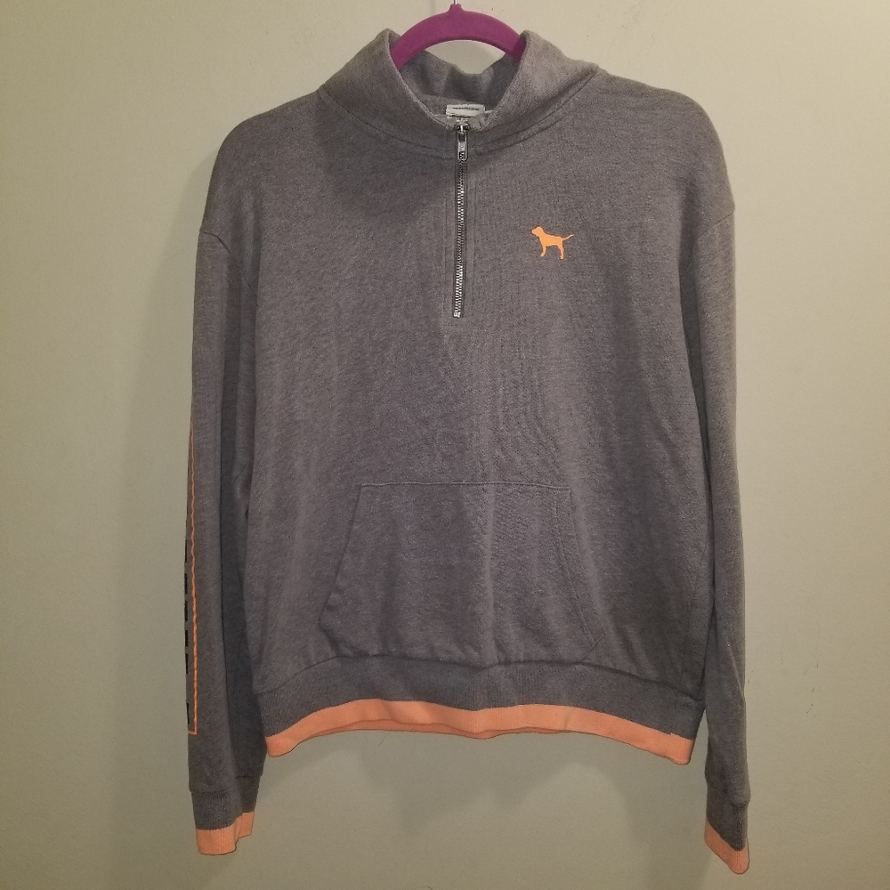 Victoria secret Pink Women's Jacket Gray Orange